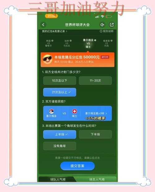 世界杯竞猜平台排行入口汇总：哪个好其实很简单（世界杯官方信息）